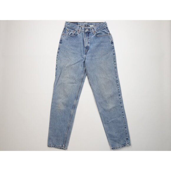 Vintage Y2K 2000 Levis 512 Womens 10 Distressed Slim Fit Straight Leg Jeans Blue - Picture 1 of 16